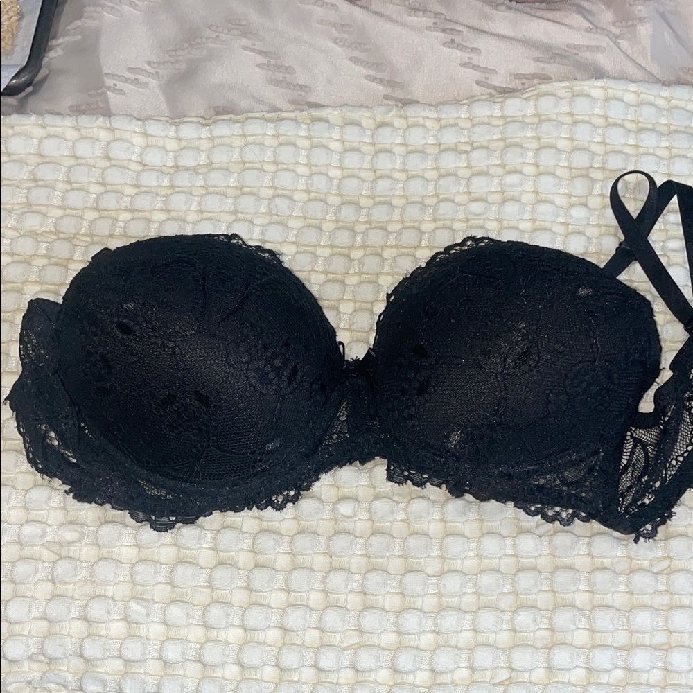 Elegant Black Lace Bra